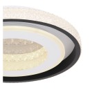 Globo 41290-52 LED-Deckenleuchte Lucky 1x52W | 2260lm | 2700-6000K - dimmbar, Fernbedienung, Nachtmodus, Memory-Funktion, weiß, schwarz, opal