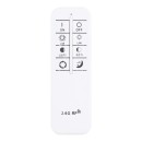 Globo 41290-52 LED-Deckenleuchte Lucky 1x52W | 2260lm | 2700-6000K - dimmbar, Fernbedienung, Nachtmodus, Memory-Funktion, weiß, schwarz, opal