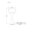 Globo LULA 21027N Tischlampe E14