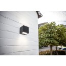 Lutec 5189114118 LED Außenwandleuchte Gemini 1x9W LED | 4000K | IP54 - leuchtet nach oben/unten