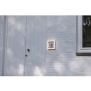 Lutec 5194301118 LED Außenwandleuchte Alice 1x13W | 3000K | IP44 - mit Hausnummer