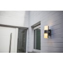 Lutec 5198102118 LED Außenwandleuchte mit Bewegungssensor Cyra 1X15W | 3000K | IP54 - 2 rotierende Köpfe