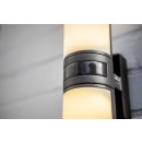 Lutec 5198102118 LED Außenwandleuchte mit Bewegungssensor Cyra 1X15W | 3000K | IP54 - 2 rotierende Köpfe