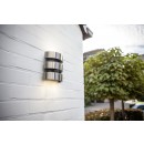 Lutec 5198401001 LED Außenwandleuchte mit Bewegungssensor Maya 1X15W | 3000K | IP44 - Edelstahl