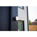 Lutec 5199001118 LED Außenwandleuchte Eklips 1x13W | 3000K | IP54 - 2 Kipp- und Schwenkkopf, Topdesign