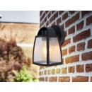 Lutec 5273701012 Außenwandleuchte Kelsey 1x40W | E27 | IP44 - Lampenschirm mit Wassertropfen-Effekt