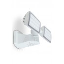 Lutec 7629401331 LED Außen Spotleuchte mit Sensor Peri 1x32W | 5000K | IP54 - Intelligent, 2x verstellbarer Kopf