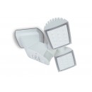 Lutec 7629401331 LED Außen Spotleuchte mit Sensor Peri 1x32W | 5000K | IP54 - Intelligent, 2x verstellbarer Kopf