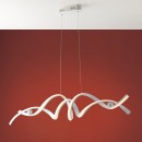 Luce Ambiente Design MYSTRAL-S LED Pendelleuchte MYSTRAL | 60W integrierte LED-Quelle | Seilleuchte | weiß