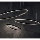 Ideal Lux 229508 LED Kronleuchter Oracle Slim 1x53W | 5200lm | 3000K- schwarz