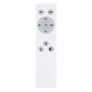Globo 41759-24 LED-Deckenleuchte Manni 1x24W | 1100lm | 2700-6500K - Fernbedienung, dimmbar, Nachtmodus, Memory-Funktion, schwarz, bronze, weiß, opal