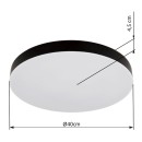 Globo 12384-36 LED Deckenleuchte MATTHEW | 36W integrierte LED-Quelle | 3400lm | 3000+4000+6500K