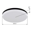 Globo 12387-24 LED Deckenleuchte MATTHEW  | 18W integrierte LED-Quelle | 1080lm | 4000K