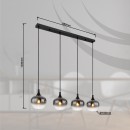 Globo 15548-4H Pendelleuchte MAXY  E27