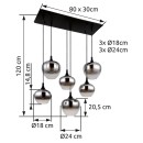Globo 15548-6H Pendelleuchte MAXY  E27
