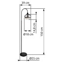Globo 15548S Stehlampe MAXY  E27