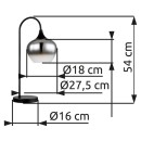 Globo 15548T Tischlampe MAXY  E27
