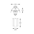 Zuma Line 003064-028386 Wandleuchte NIRA E14