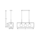 Zuma Line 003064-028408 Pendelleuchte PIRO G9
