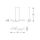 Zuma Line 003064-028404 Pendelleuchte NISYRO G9