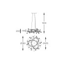 Zuma Line 003064-028393 LED Pendelleuchte MAIA integrierte LED-Quelle