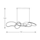 Zuma Line 003064-026727 LED Pendelleuchte CHOLET integrierte LED-Quelle