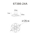 Globo MELISAND 67386-24A LED Deckenleuchte | 24W LED | 1400lm