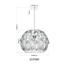 Globo MIKA 15759H Pendelleuchte E27