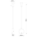 Globo 57310B Wandleuchte Milly 1x35W | GU10 - Schalter am Gehäuse, flexibler Arm, schwarz