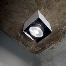 Ideal Lux 140896 Decken- und Spotleuchte Mood 1x50W| GU10 - Aluminium