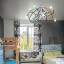 Ideal Lux 141893 Pendelleuchte Multiflex- 8x40W| E27 - weiß
