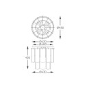 Zuma Line 003064-028383 Deckenleuchte NIRA E14