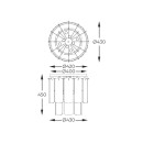 Zuma Line 003064-028384 Deckenleuchte NIRA E14