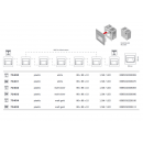EMITHOR 70403 STEP LIGHT NET Einbauleuchte LED 1,5W 4000K = 120L - Verlängerung