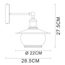 Globo 69030W Wandleuchte Nevis 1x60W | E27