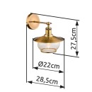 Globo 69030W Wandleuchte Nevis 1x60W | E27