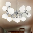 Ideal Lux 073 712 Anbauleuchte 5x40W Bianco Nodi | E14 - weiß