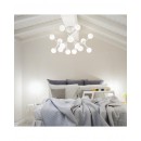 Ideal Lux 149 622 Deckenleuchte Nodino 9x15W| G9 - weiß
