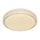 Globo 41749-12 LED-Deckenleuchte Ovi 1x12W | 890lm | 2700-4200-6500K - Schimmereffekt, dimmbar, weiß, opal