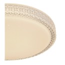 Globo 41749-22 LED-Deckenleuchte Ovi 1x22W | 1600lm | 2700-4200-6500K - Schimmereffekt, dimmbar, weiß, opal