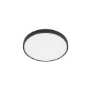 ITALUX PLF-75689-BK-4K Riberio LED Deckenleuchte D280mm 30W/2700lm 4000K schwarz, weiß
