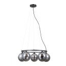 Italux PND-1098-5R-BK Pendelleuchte Molite G9