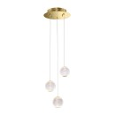 Italux PND-12220121-3A-GD LED Pendelleuchte Rosario | 12.6W integrierte LED-Quelle | 755lm