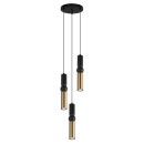 Italux PND-14290-3-BK-BRO Pendelleuchte Isidora GU10