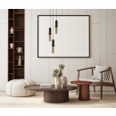 Italux PND-14290-3-BK-BRO Pendelleuchte Isidora GU10