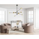 Italux PND-16374-8-BK-GD-3K Remdal integrierte LED-Quelle | 2700 lm