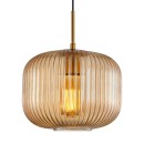 Italux PND-26476-1-BRO-AMB Pendelleuchte Gavino E27