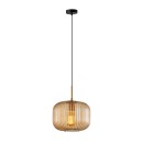 Italux PND-26476-1-BRO-AMB Pendelleuchte Gavino E27