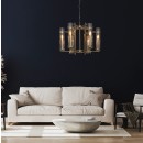 Italux PND-31186-6A-ABR Pendelleuchte Aspen E14