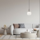 Italux PND-31981-1S-SC-WH Pendelleuchte Penzi | 40W E27 | silber